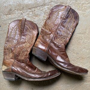 Lucchese Western Cowboy Boots Mens Size 9 1883